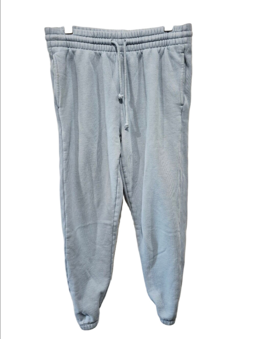 Aritzia Tna Cozy Fleece Boyfriend Sweatpant Medium Blue Joggers Pants 92132 M